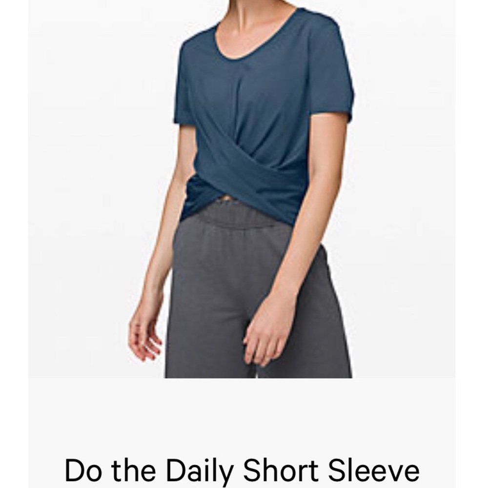 Short sleeve lulu top